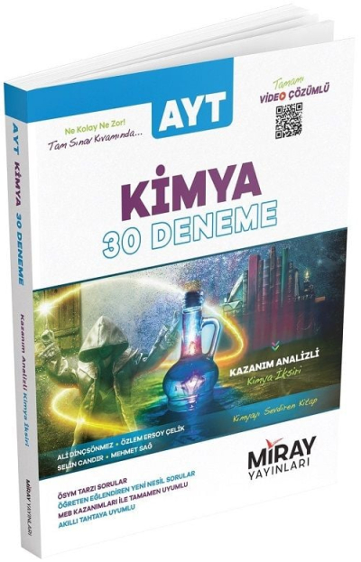 AYT Kimya 30 Deneme Miray Yayınları Limon Fotokopi