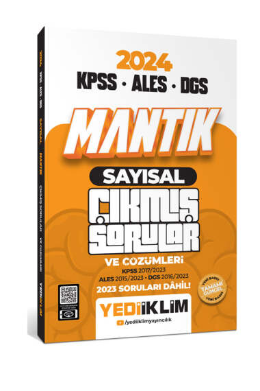 2024 KPSS ALES DGS Sayısal Mantık Tamamı Çözümlü Çıkmış Sorular (2015-2023) Limon Fotokopi