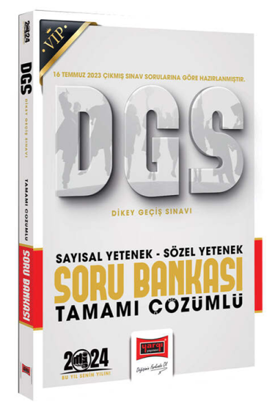 2024 DGS Vip Sözel Sayısal Bölüm Tamamı Çözümlü Soru Bankası