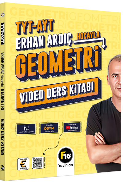 Erhan Ardıç Hocayla TYT-AYT Geometri Video Ders Kitabı F10 Yayınları Limon Fotokopi