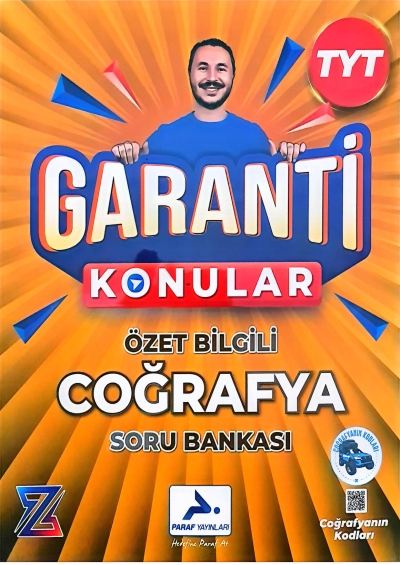 Paraf Z Takım TYT Coğrafya Garanti Konular Video Soru Bankası Yunus Turan PRF Paraf Yayınları Limon Fotokopi