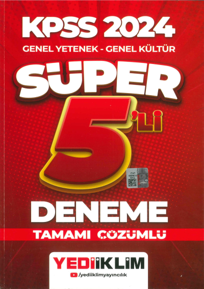 GY-GK SÜPER 5'lİ DENEME TAMAMI ÇÖZÜMLÜ Limon Fotokopi
