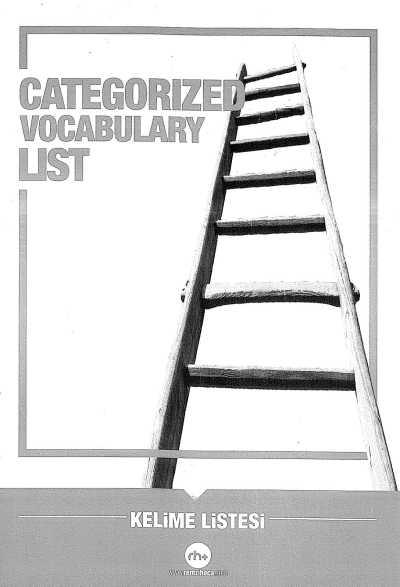 CATEGORIZED VOCABULARY LIST (KELİME LİSTESİ) Limon Fotokopi