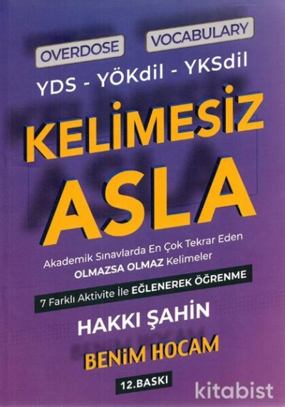 YDS YÖKDİL YKSDİL Overdose Vocabulary Kelimesiz Asla Limon Fotokopi