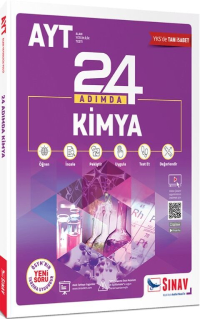 AYT Kimya 24 Adımda Konu Anlatımlı Soru Bankası Sınav Dergisi Yayınları Limon Fotokopi