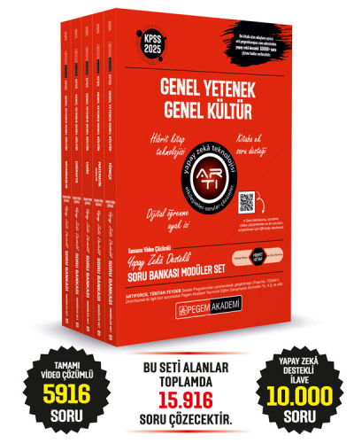 2025 KPSS Genel Yetenek Genel Kültür Tamamı Çözümlü Soru Bankası TÜRKÇE Limon Fotokopi