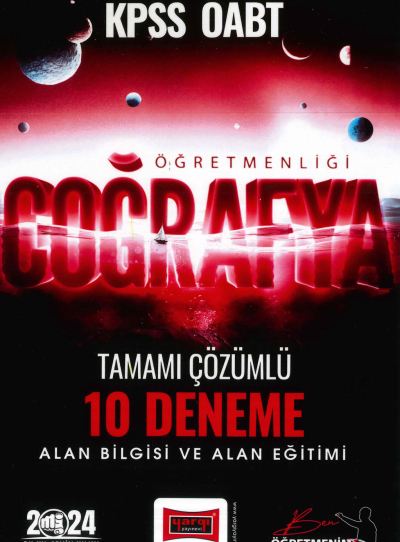 COĞRAFYA ÖĞRETMENLİĞİ TAMAMI ÇÖZÜMLÜ 10 DENEME ALAN BİLGİSİ-ALAN EĞİTİMİ Limon Fotokopi