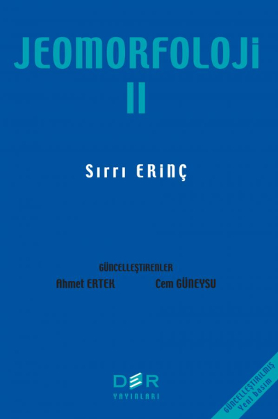 Jeomorfoloji Cilt 2 Sırrı Erinç Der Yayınları Limon Fotokopi