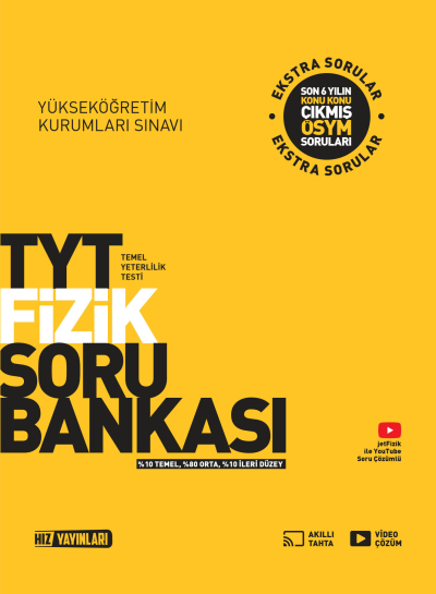 TYT Fizik Soru Bankası Hız Yayınları
