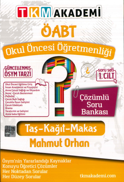 TAŞ-KAĞIT-MAKAS ÇÖZÜMLÜ SORU BANKASI 1. CİLT