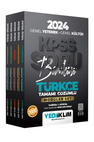 2024 KPSS GY GK Modüler Set Soru Bankası VATANDAŞLIK Limon Fotokopi