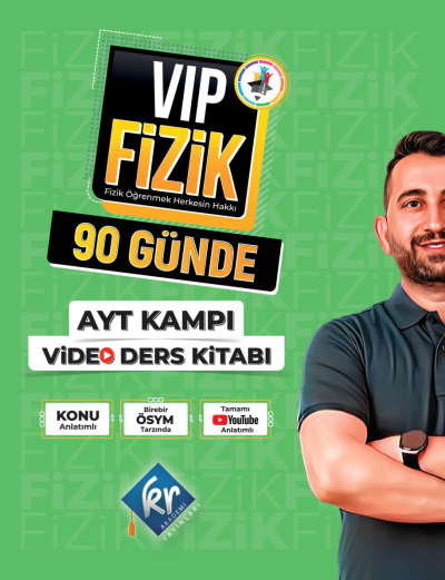 Vip Fizik 90 Günde AYT Kampı Video Ders Kitabı Limon Fotokopi