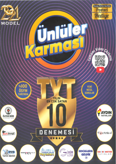 TYT 10 Farklı Yayın 10 Deneme 2021 Limon Fotokopi