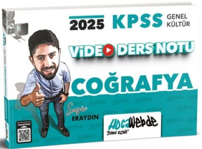 2025 KPSS GK Coğrafya Video Ders Notu HocaWebde Yayınları Limon Fotokopi
