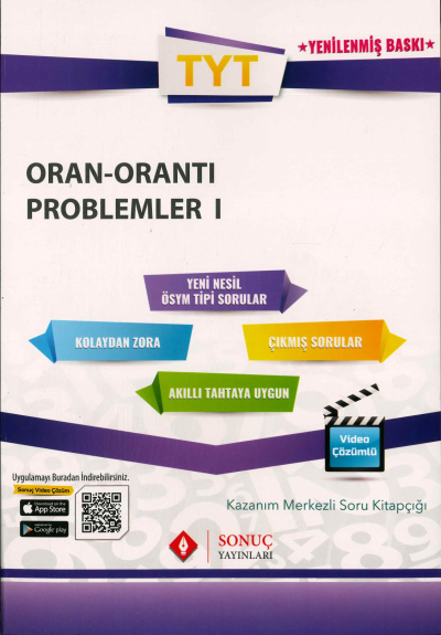 TYT ORAN ORANTI PROBLEMLER 1 SORU KİTAPÇIĞI Limon Fotokopi