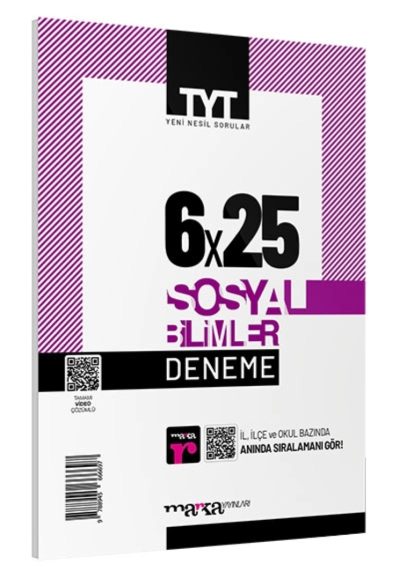 2024 TYT Sosyal Bilimler 6 Deneme Tamamı Video Çözümlü Limon Fotokopi