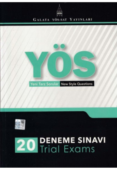 YÖS Yeni Tarz Sorular New Style Questions 20 Deneme Sınavı Trial Exams Limon Fotokopi