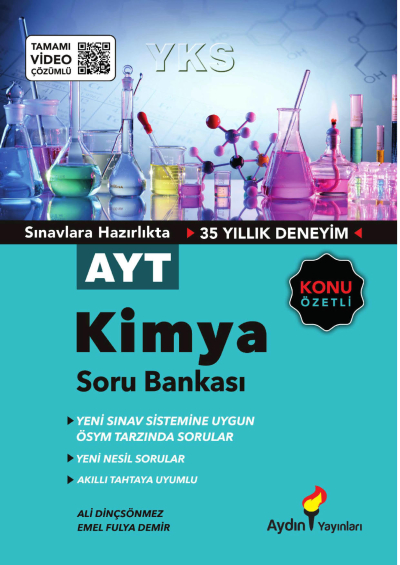 AYT Kimya Konu Özetli Soru Bankası Tamamı Video Çözümlü Aydın Yayınları Limon Fotokopi
