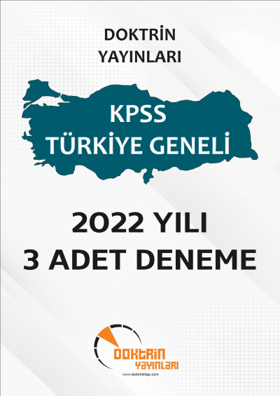 DOKTRİN 3 ADET DENEME Limon Fotokopi