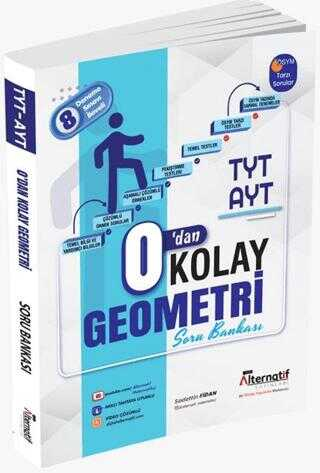 Alternatif Yayınları TYT-AYT 0'dan Kolay Geometri Soru Bankası