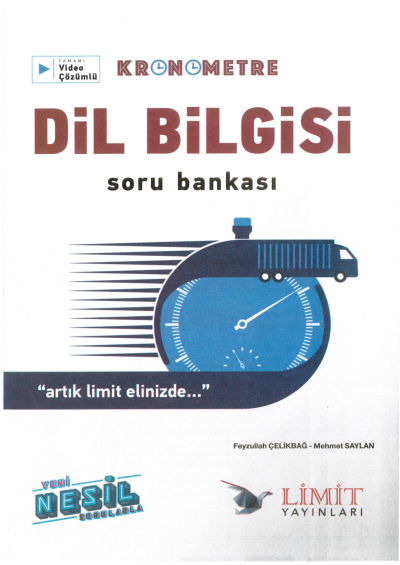 KRONOMETRE DİL BİLGİSİ SORU BANKASI Limon Fotokopi