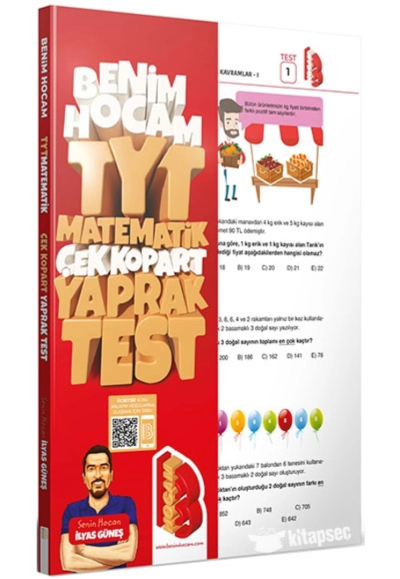 TYT Matematik Çek Kopar Yaprak Test Limon Fotokopi
