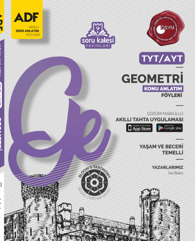TYT AYT Geometri Konu Anlatımlı Ders Föyleri Soru Kalesi Yayınları Limon Fotokopi