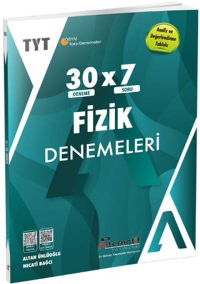 TYT Fizik 30x7 Branş Denemeleri Alternatif Yayıncılık Limon Fotokopi