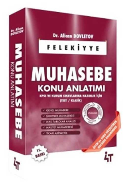 KPSS A Grubu Muhasebe Felekiyye Konu Anlatımı 11. Baskı 4T Yayınları Limon Fotokopi