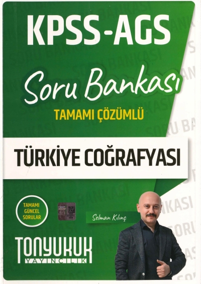 2026 KPSS AGS Türkiye Coğrafyası Tamamı Çözümlü Soru Bankası Tonyukuk Yayıncılık Limon Fotokopi
