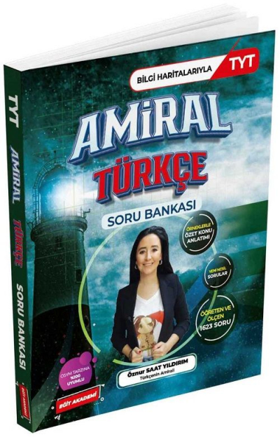 TYT Amiral Bilgi Haritalarıyla Türkçe Soru Bankası Mehmet Eğit Limon Fotokopi