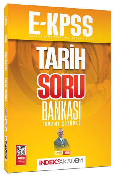 2026 EKPSS Tarih Soru Bankası Çözümlü - Hamza Tatar İndeks Akademi Yayıncılık Limon Fotokopi