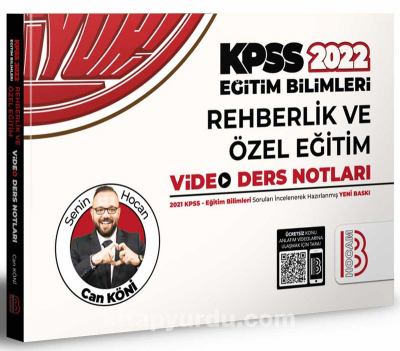REHBERLİK VE ÖZEL EĞİTİM VİDEO DERS NOTLARI