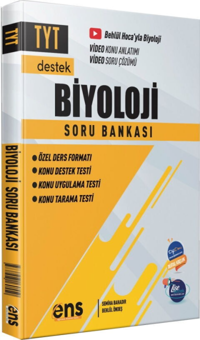 TYT Biyoloji Destek Soru Bankası ENS Yayıncılık Limon Fotokopi