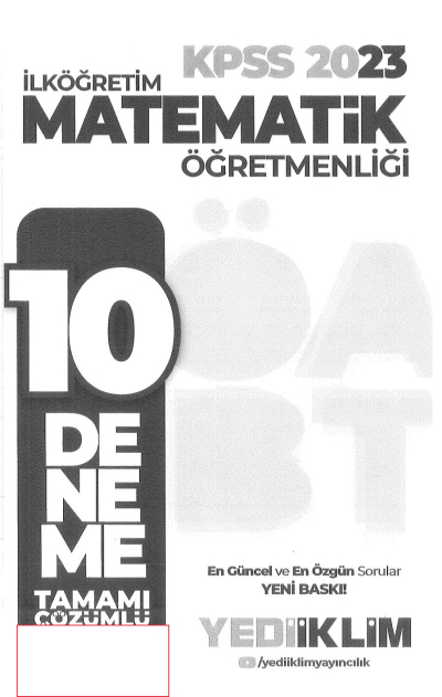 10 DENEME TAMAMI ÇÖZÜMLÜ