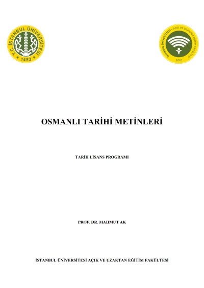 Osmanlı Tarihi Metinleri