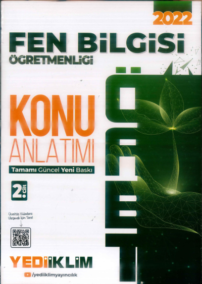 FEN BİLGİSİ ÖĞRETMENLİĞİ KONU ANLATIMI 2. CİLT Limon Fotokopi