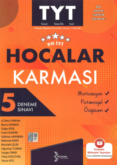 TYT En İyi Hocalar Karması 5 Deneme Sınavı Limon Fotokopi