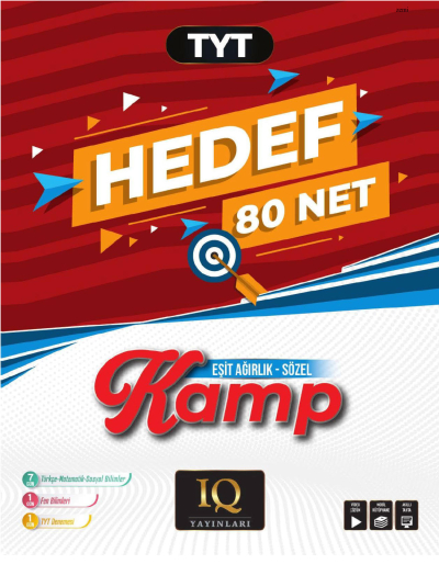 TYT Hedef 80 Eşit Ağırlık Sözel Kamp IQ Yayınları Limon Fotokopi