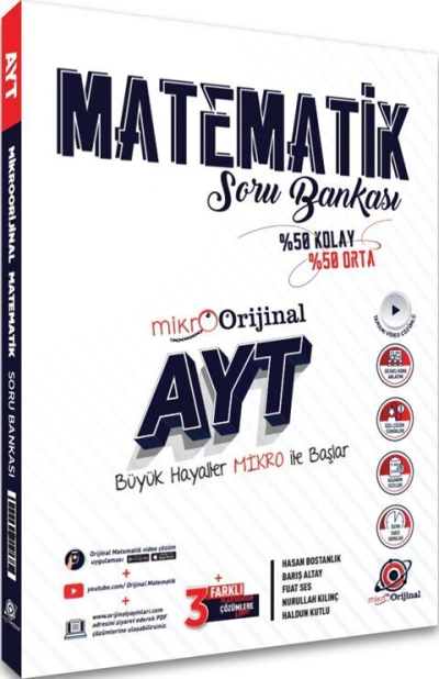Mikro AYT Matematik Soru Bankası Orijinal Yayınları