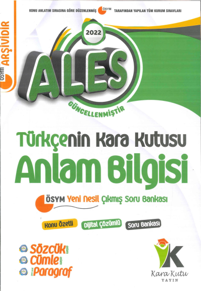 TÜRKÇE'NİN KARA KUTUSU ANLAM BİLGİSİ Limon Fotokopi