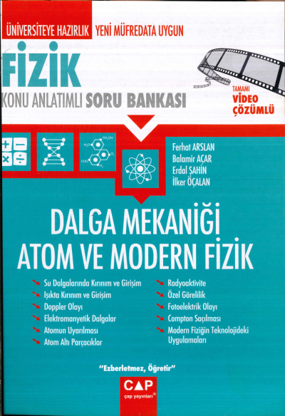 TYT-AYT FİZİK DALGA MEKANİĞİ ATOM VE MODERN FİZİK ANLATIMLI SORU BANKASI Limon Fotokopi