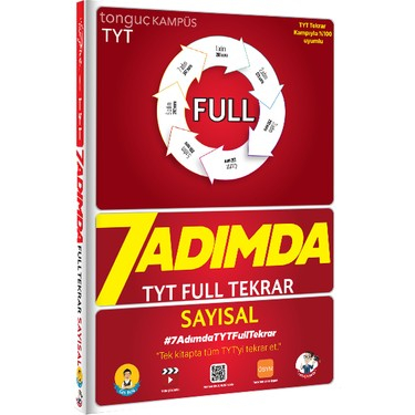TYT Sayısal 7 Adımda Full Tekrar Soru Bankası Limon Fotokopi