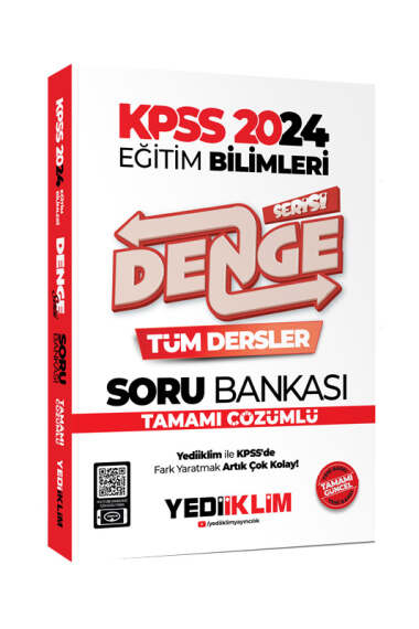 2024 KPSS Eğitim Bilimleri Denge Serisi Tamamı Çözümlü Tüm Dersler Soru Bankası Limon Fotokopi