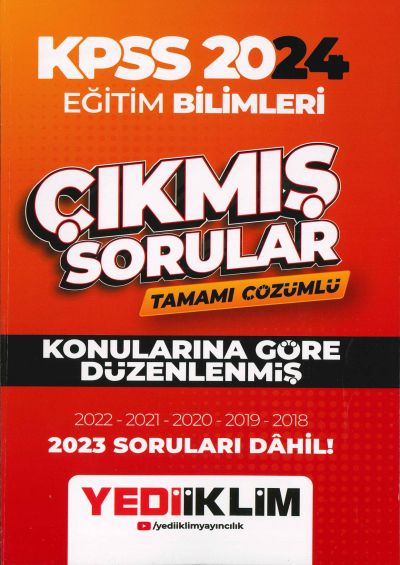 2018-2023 ÇIKMIŞ SORULAR TAMAMI ÇÖZÜMLÜ (KONULARINA GÖRE DÜZENLENMİŞ) Limon Fotokopi
