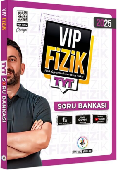 2025 TYT Fizik Soru Bankası Vip Fizik Yayınları Limon Fotokopi