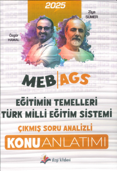 2025 MEB AGS Eğitimin Temelleri ve Türk Milli Eğitim Sistemi Çıkmış Soru Analizli Konu Anlatımı Dizgi Kitap Limon Fotokopi