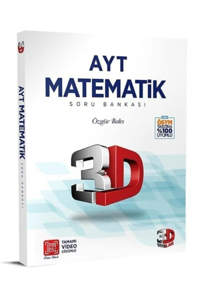 AYT 3D Matematik Tamamı Video Çözümlü Soru Bankası Limon Fotokopi
