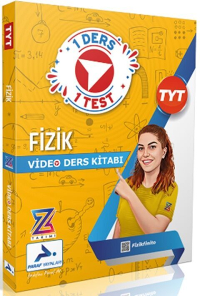 Fizikfinito Paraf Z Takımı TYT Fizik Video Ders Anlatım Kitabı Prf Paraf Yayınları Limon Fotokopi
