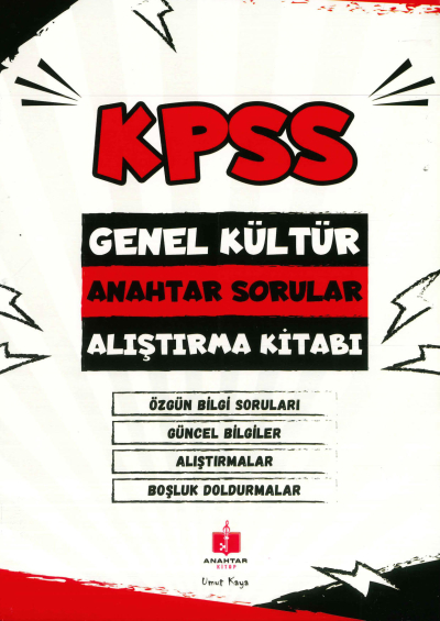 KPSS GK ANAHTAR SORULAR ALIŞTIRMA KİTABI (TARİH-COĞ.-VAT.) Limon Fotokopi